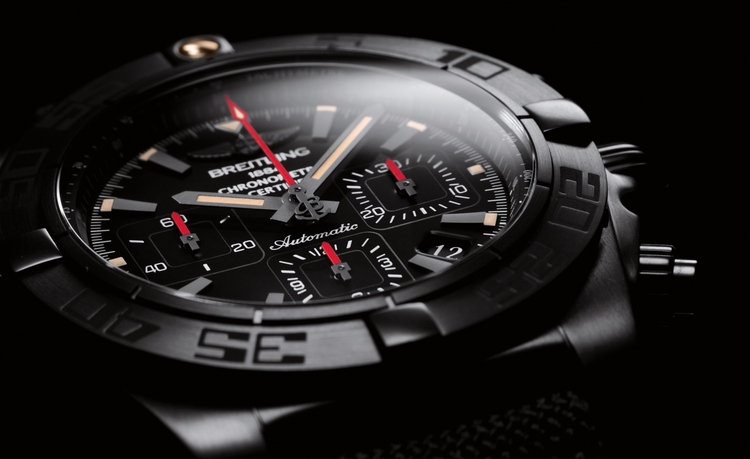 breitling chronomat 44 blacksteel relojes de imitacion