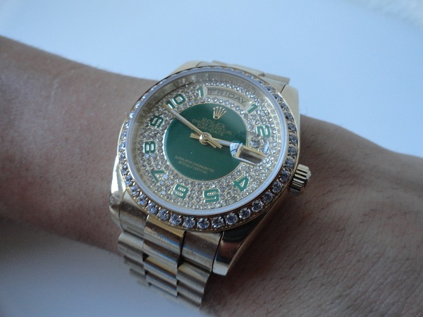Rolex Day Date Diamantes Replica